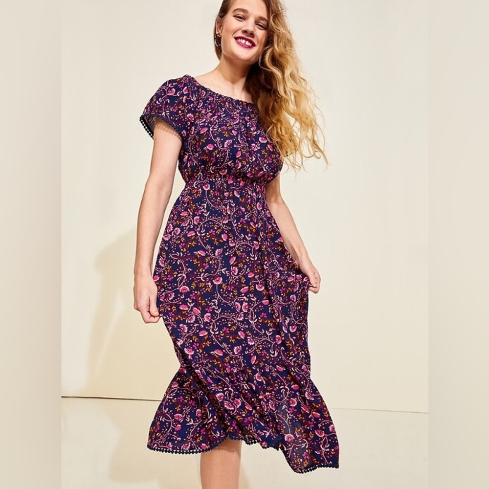 Off the shoulder floral dress